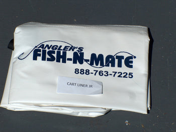 White fishing cart liner for fish n mate junior